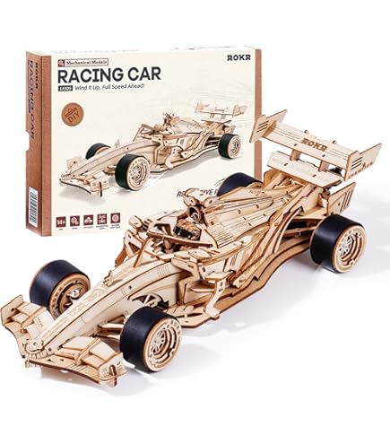 Amazon.com: ROBOTIME 3D Puzzles for Adults, 1:18 Scale Wooden
